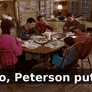 So, Peterson puts