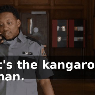 It's the kangaroo man.