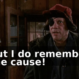 but I do remember the cause!
