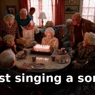 ♪ Just singing a song ♪