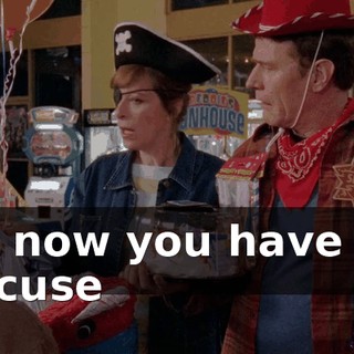 So now you have no excuse