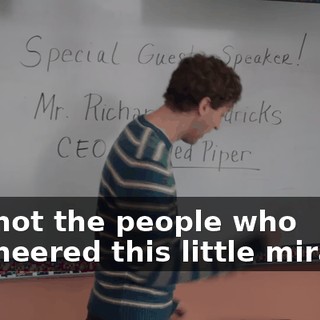 and not the people who engineered this little miracle?