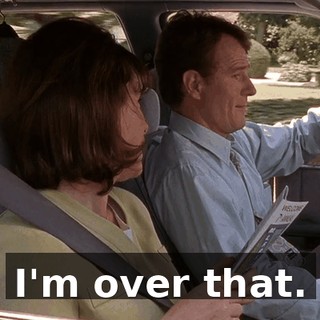 I'm over that.