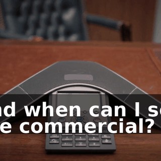 and when can I see the commercial?