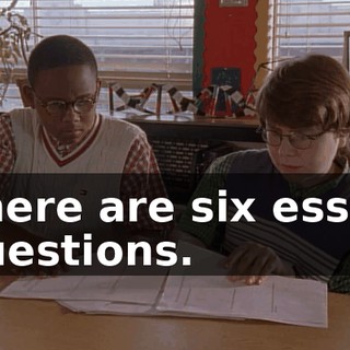 There are six essay questions.