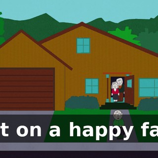 ♪ Put on a happy face ♪