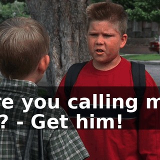 - Are you calling me a liar? - Get him!