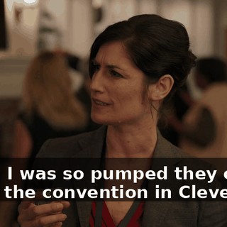 Yeah. I was so pumped they chose to do the convention in Cleveland.