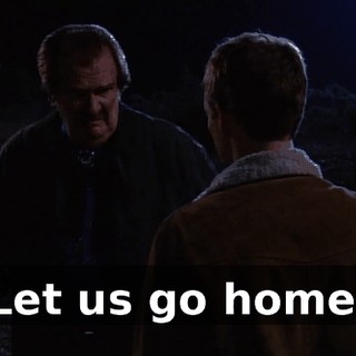 Let us go home.