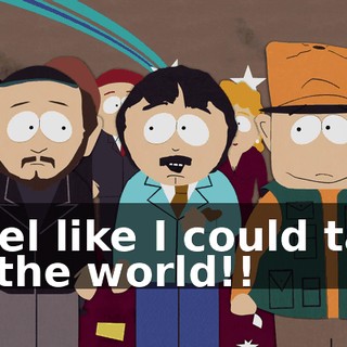 I feel like I could take on the world!!