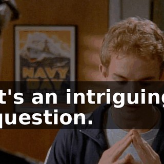 It's an intriguing question.