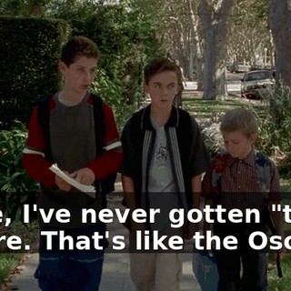 Dude, I've never gotten "thug" before. That's like the Oscar.