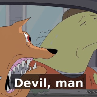 Devil, man