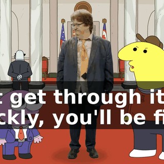 Just get through it quickly, you'll be fine!