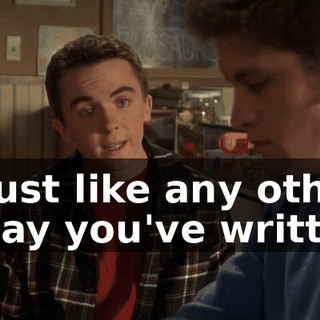 is just like any other essay you've written.