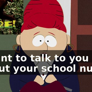 I want to talk to you all about your school nurse.