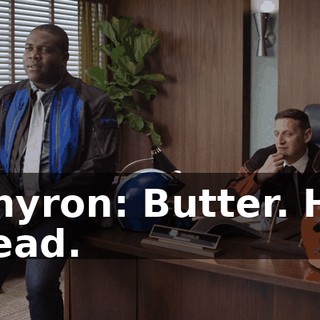 Chyron: Butter. He dead.