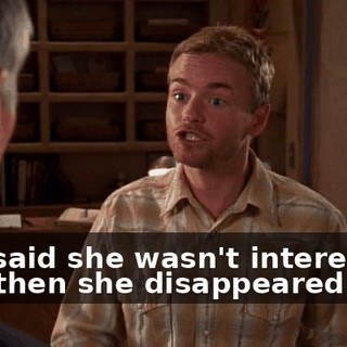 She said she wasn't interested. And then she disappeared.