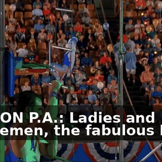 MAN ON P.A.: Ladies and gentlemen, the fabulous Luigi!