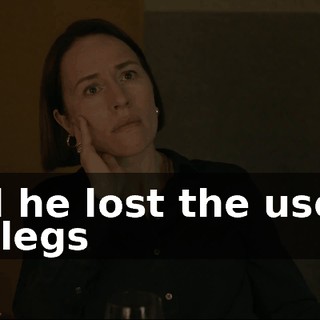 and he lost the use of his legs