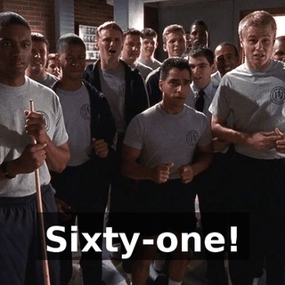 Sixty-one!