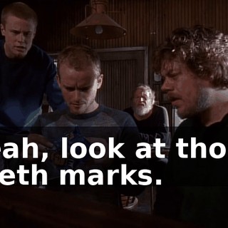Yeah, look at those teeth marks.