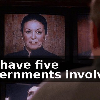 We have five governments involved.