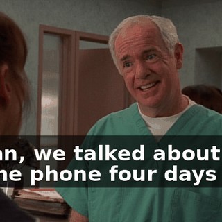 Susan, we talked about this on the phone four days ago.