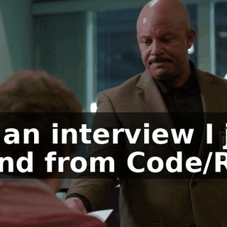 It's an interview I just found from Code/Rag