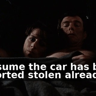 I assume the car has been reported stolen already,