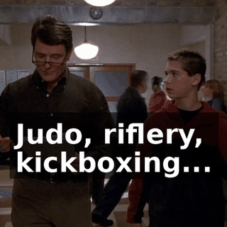 Judo, riflery, kickboxing...