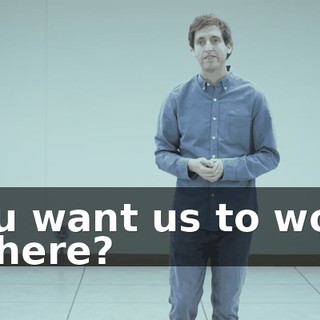 You want us to work in here?