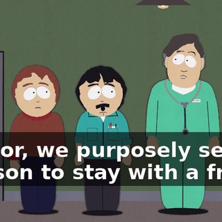 Doctor, we purposely sent our son to stay with a friend