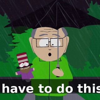 I have to do this.