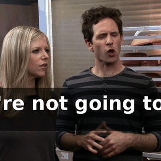 We're not going to do it.