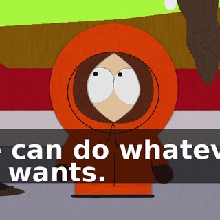 He can do whatever he wants.