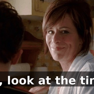 Oh, look at the time.