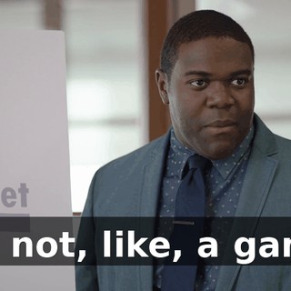 It's not, like, a game.