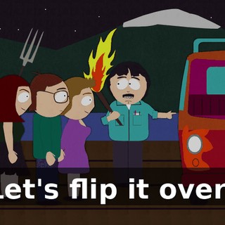 Let's flip it over!