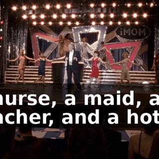♪ A nurse, a maid, a teacher, and a hottie ♪