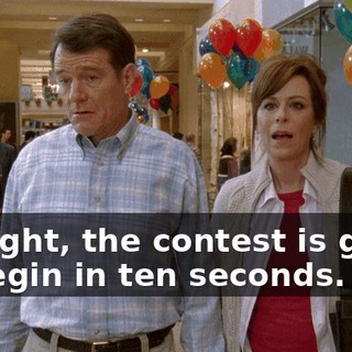 All right, the contest is going to begin in ten seconds.