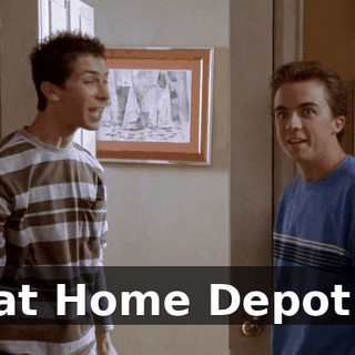 at Home Depot.