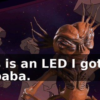 this is an LED I got off Alibaba.