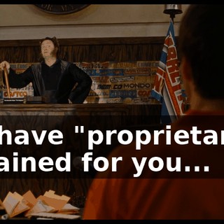 we have "proprietarily" obtained for you...