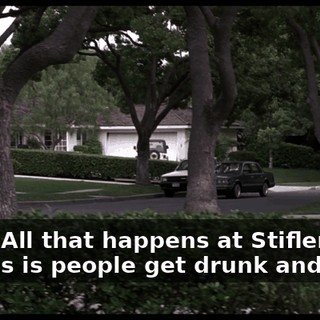 Why? All that happens at Stifler's parties is people get drunk and do it.