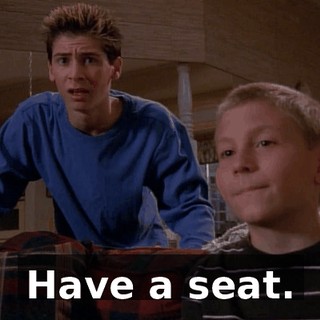 Have a seat.
