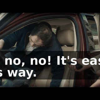 No, no, no! It's easier this way.