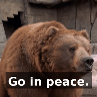 Go in peace.