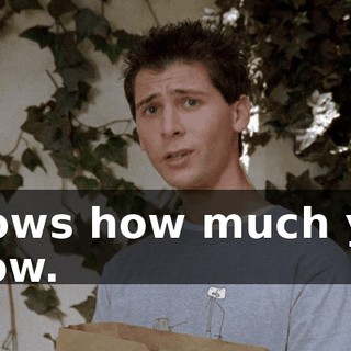 Shows how much you know.
