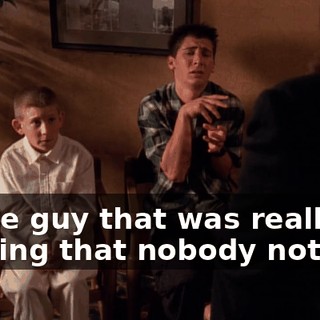 or the guy that was really choking that nobody noticed.
